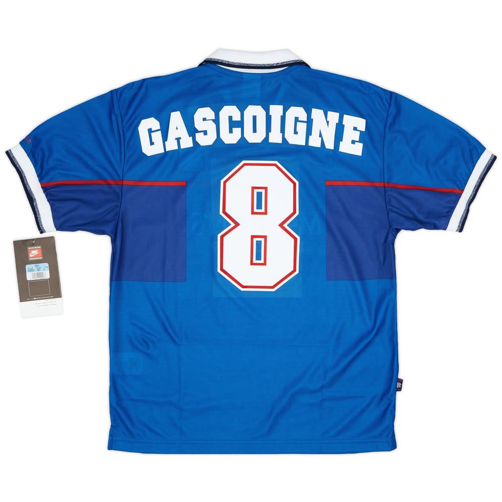 1997-99 Rangers Home Shirt Gascoigne #8 (M)