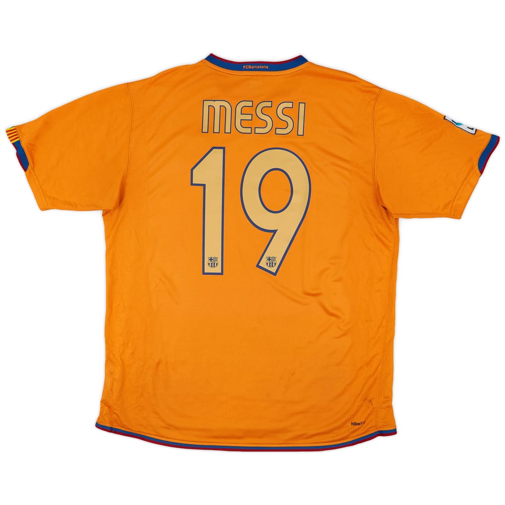 2006-08 Barcelona Away Shirt Messi #19 - 8/10 - (XL)