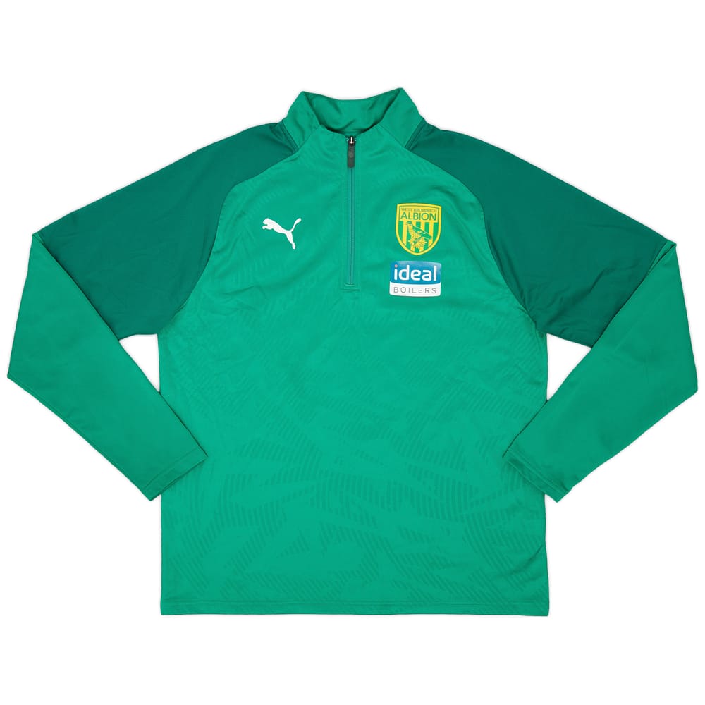 2018-19 West Brom Puma 1/4 Zip Drill Top - 9/10 - (L)