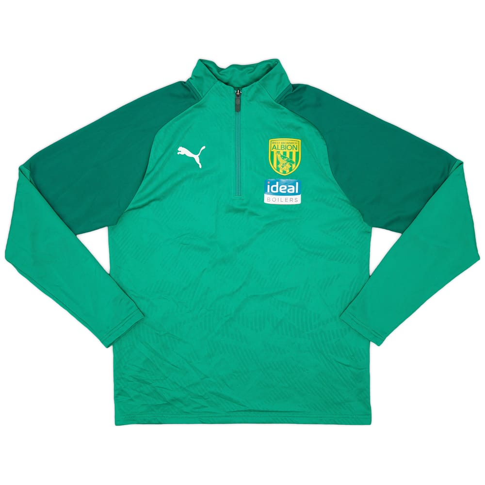 2018-19 West Brom Puma 1/4 Zip Drill Top - 9/10 - (M)