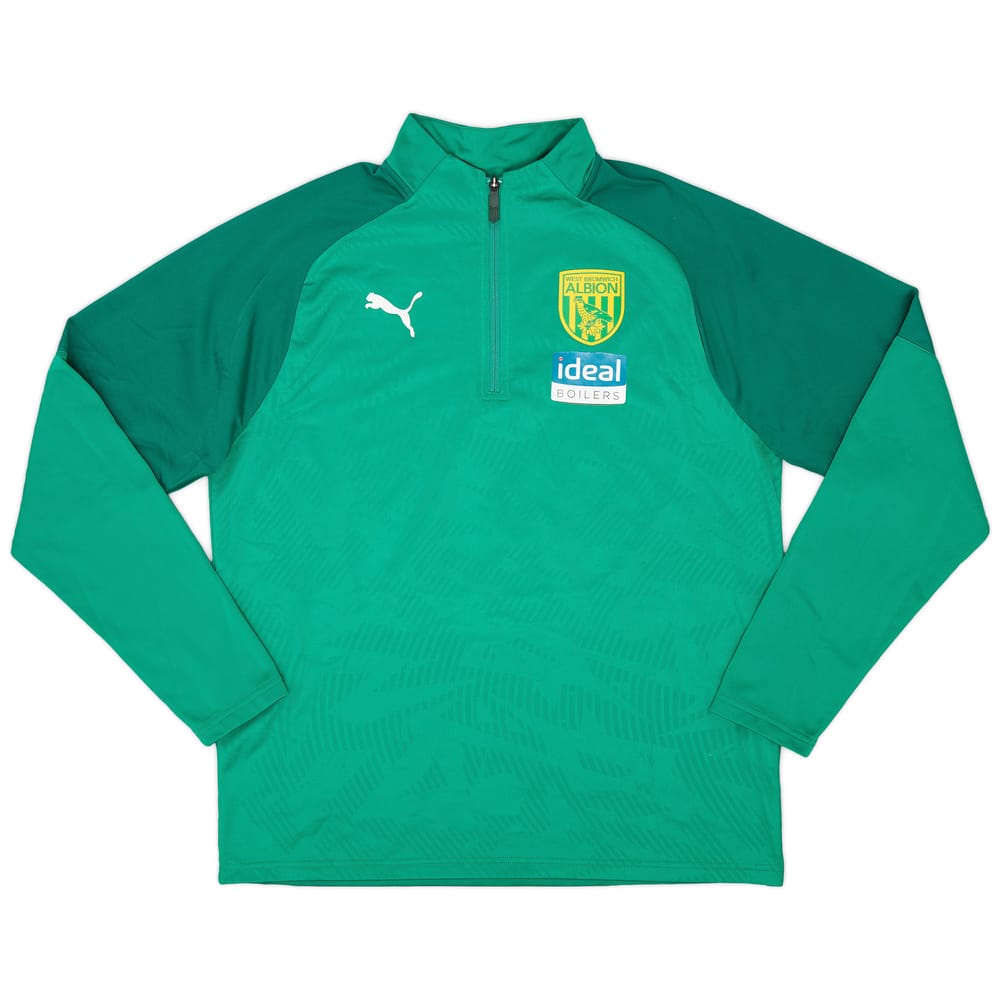 2018-19 West Brom Puma 1/4 Zip Drill Top - 9/10 - (L)