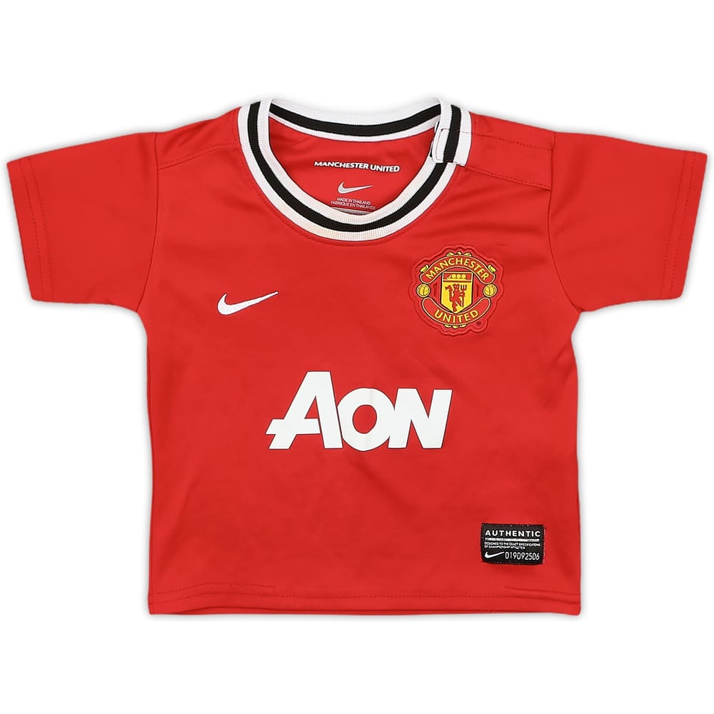 2011-12 Manchester United Home Shirt - 9/10 - (3-6 Months)