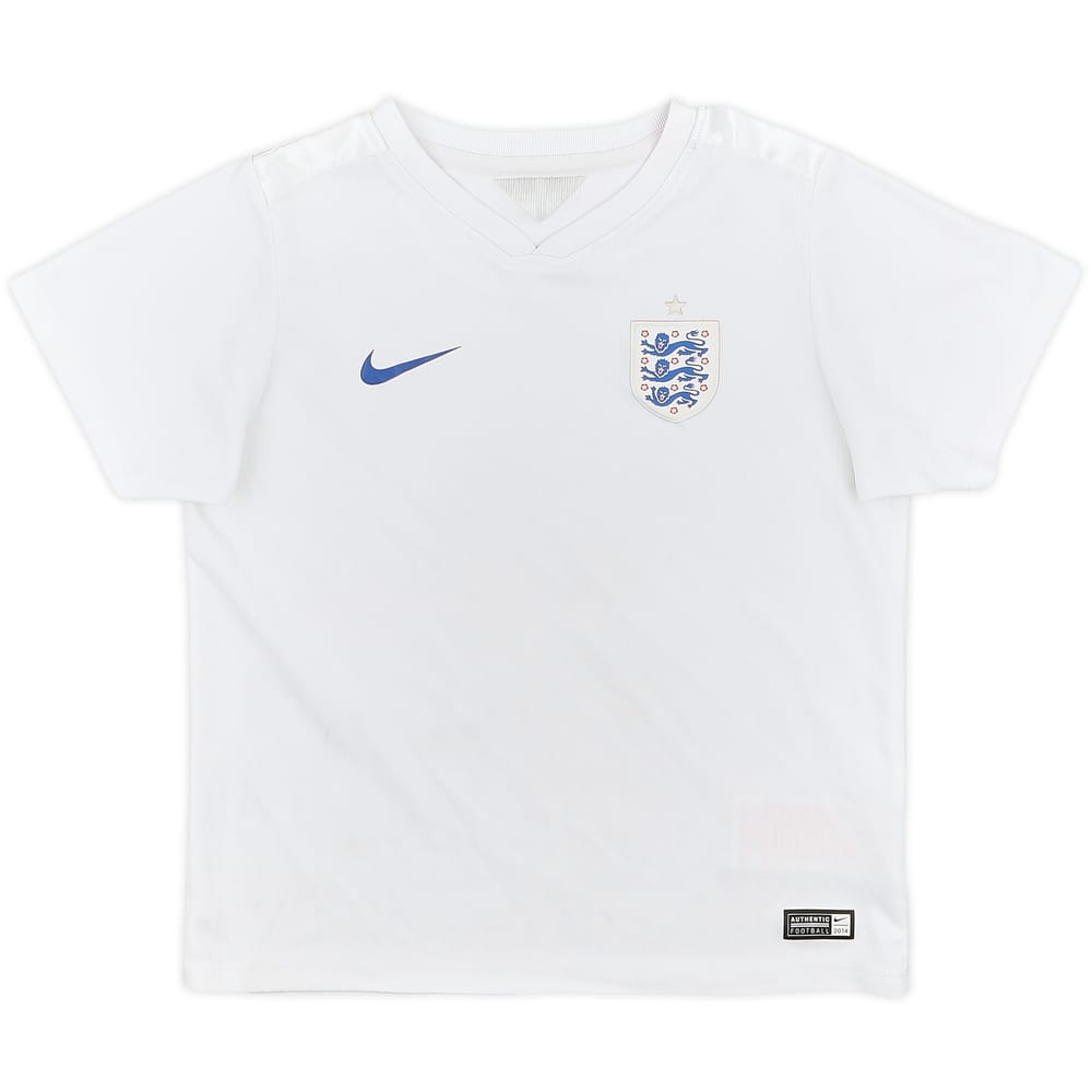 2014-15 England Home Shirt - 6/10 - (6-7 Years)