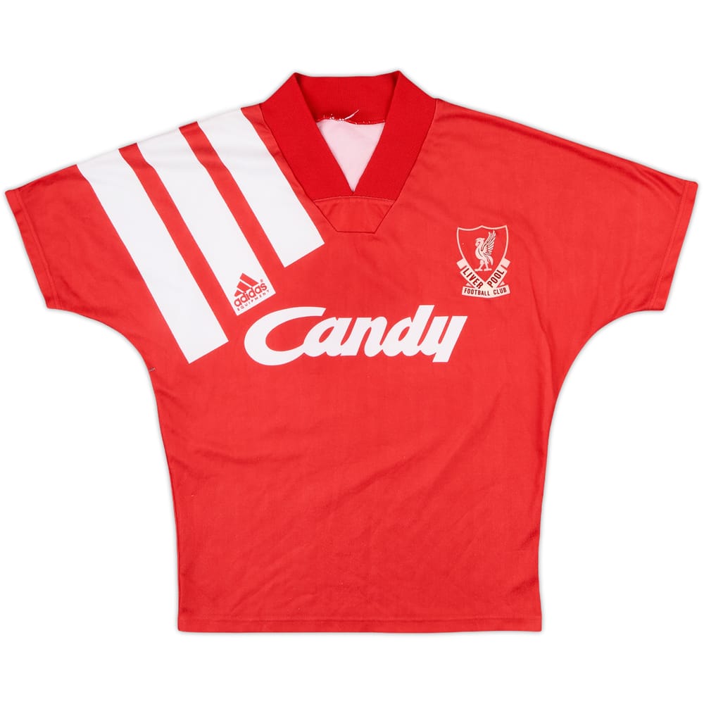 1991-92 Liverpool Home Shirt - 9/10 - (L.Boys)