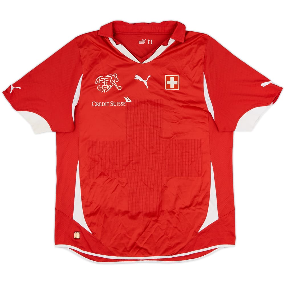 2010-11 Switzerland Home Shirt - 7/10 - (XL)