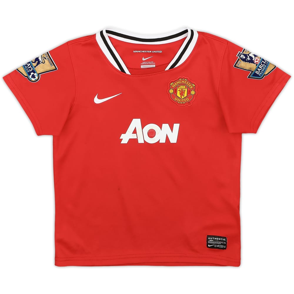 2011-12 Manchester United Home Shirt - 5/10 - (4-5 Years)