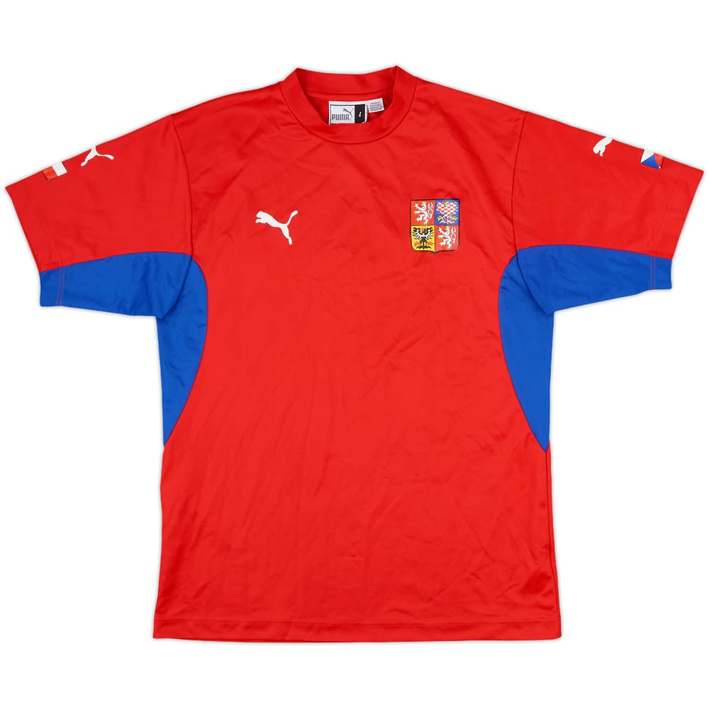 2002-04 Czech Republic Basic Home Shirt - 7/10 - (L)