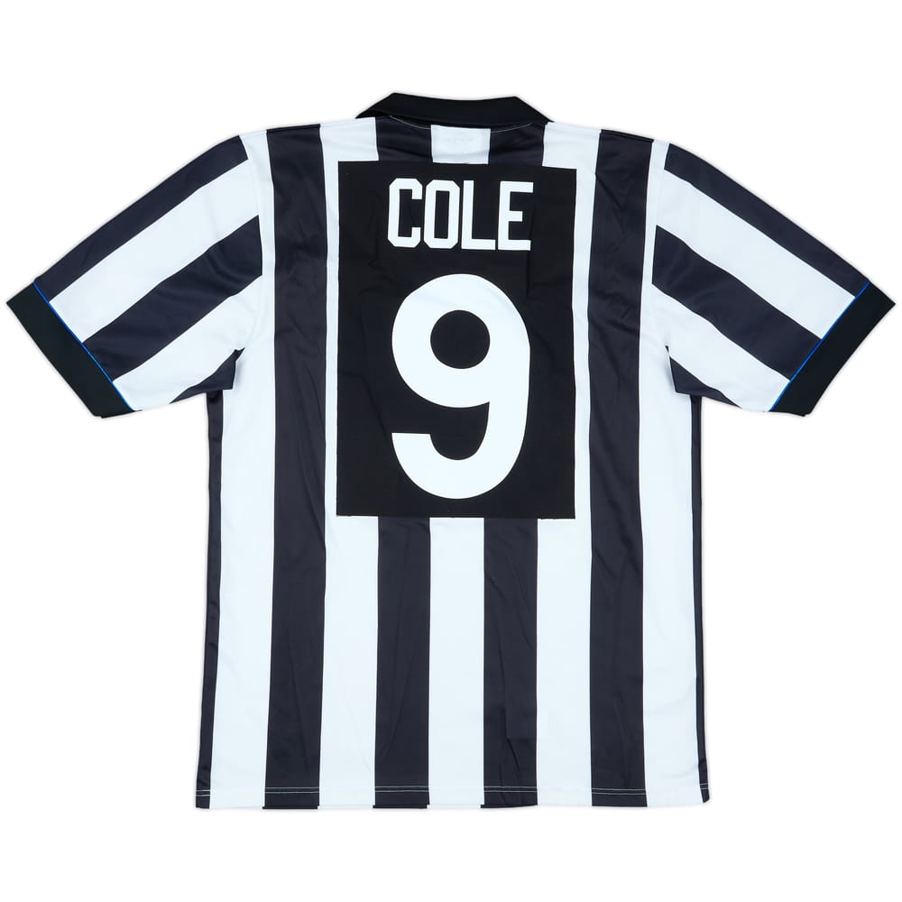 1993-95 Newcastle Home Shirt Cole #9 - 7/10 - (L)