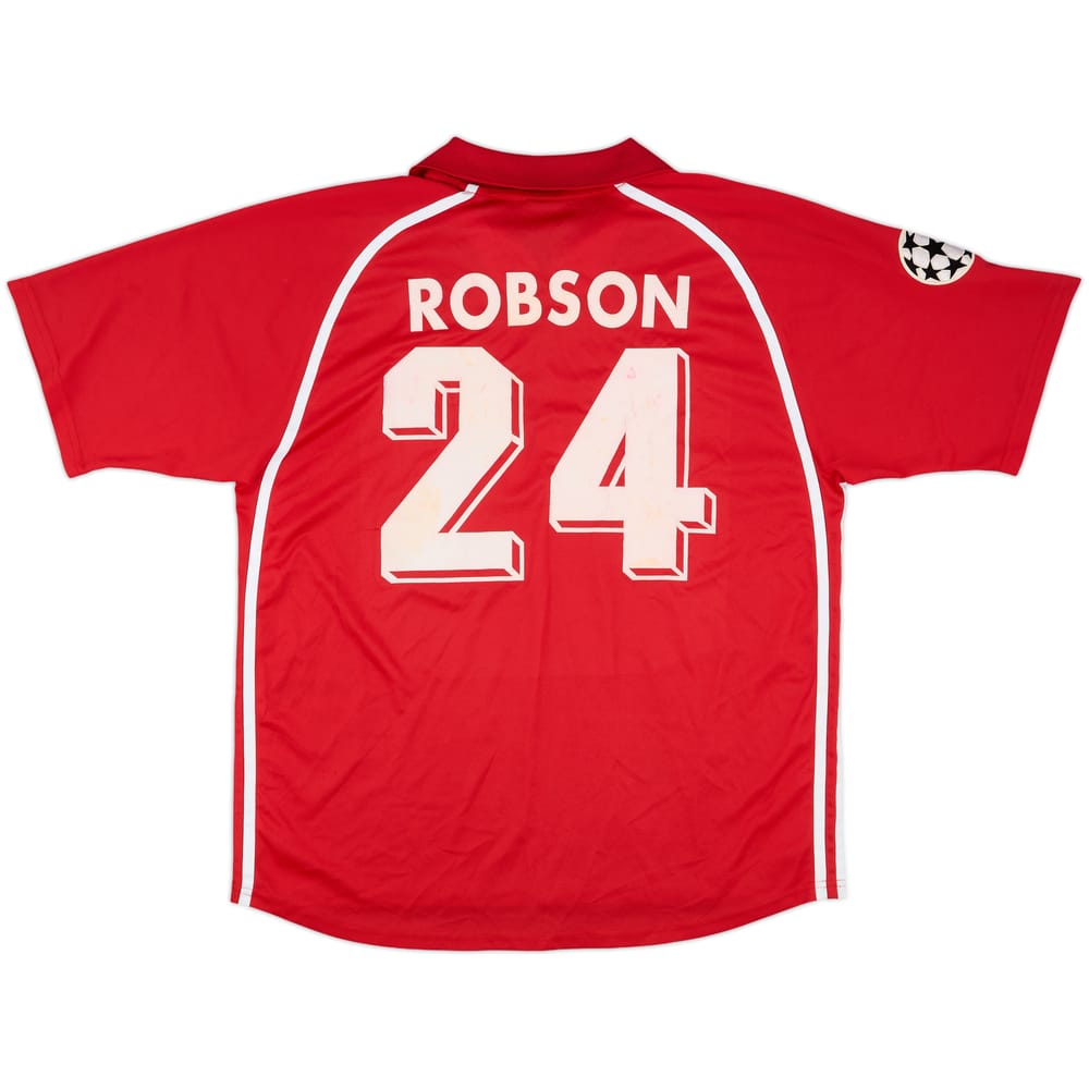 2001 Spartak Moscow Match Issue Champions League Home Shirt Robson #24