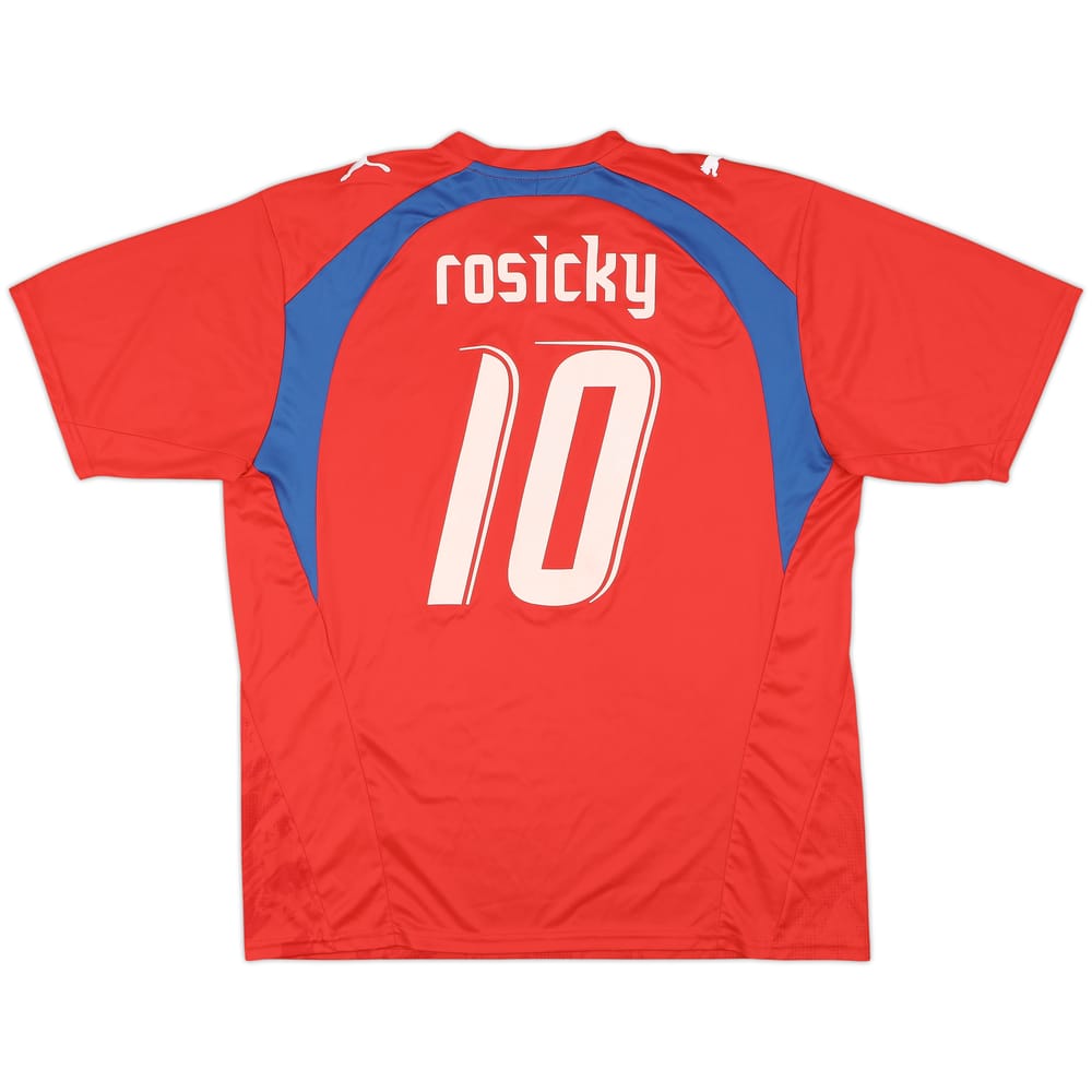 2006-08 Czech Republic Basic Home Shirt Rosicky #10 - 8/10 - (L)