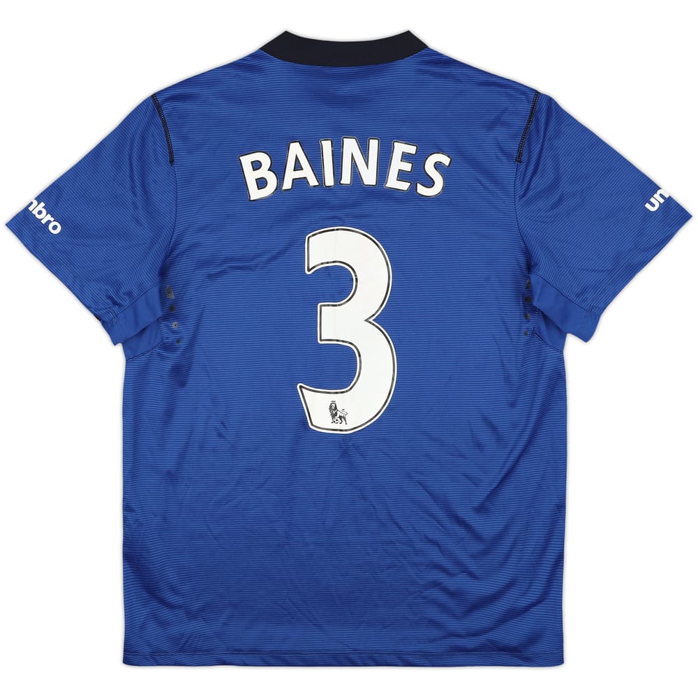 2014-15 Everton Home Shirt Baines #3 - 8/10 - (XL)