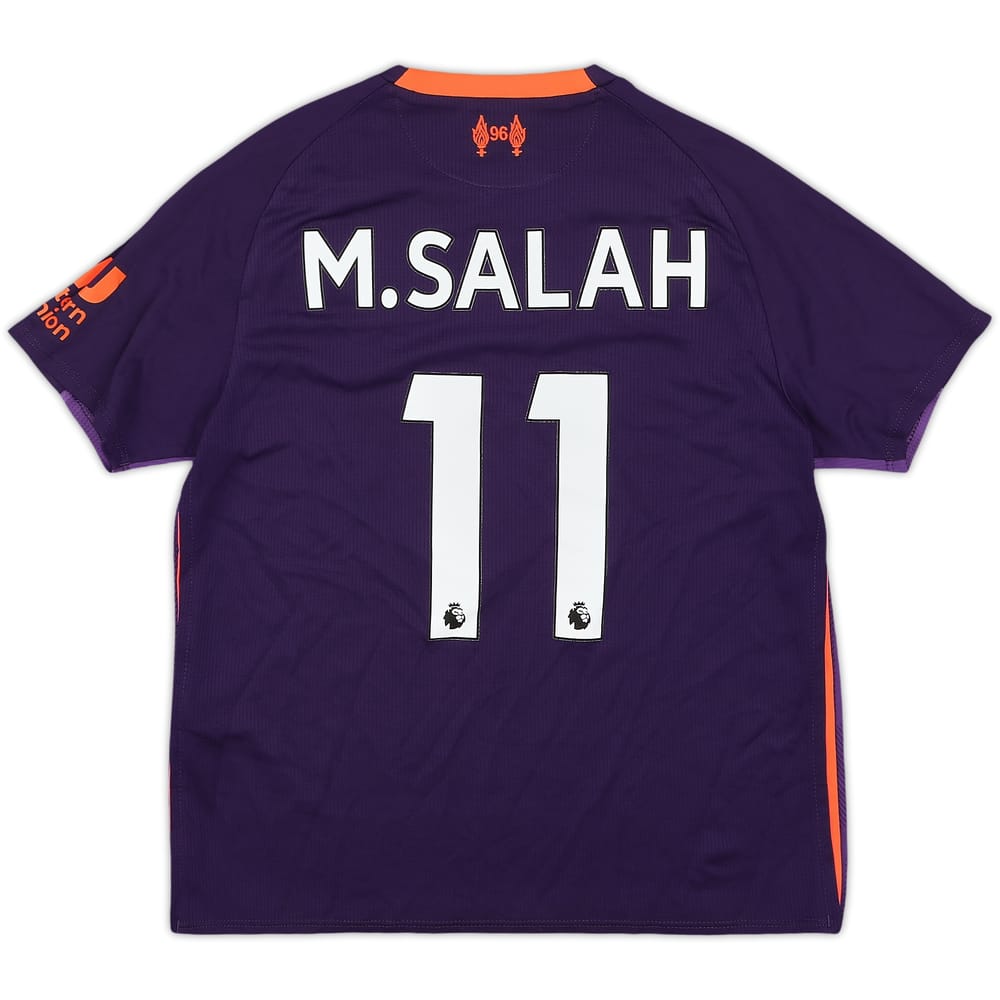 2018-19 Liverpool Away Shirt M. Salah #11 - 8/10 - (S.Boys)