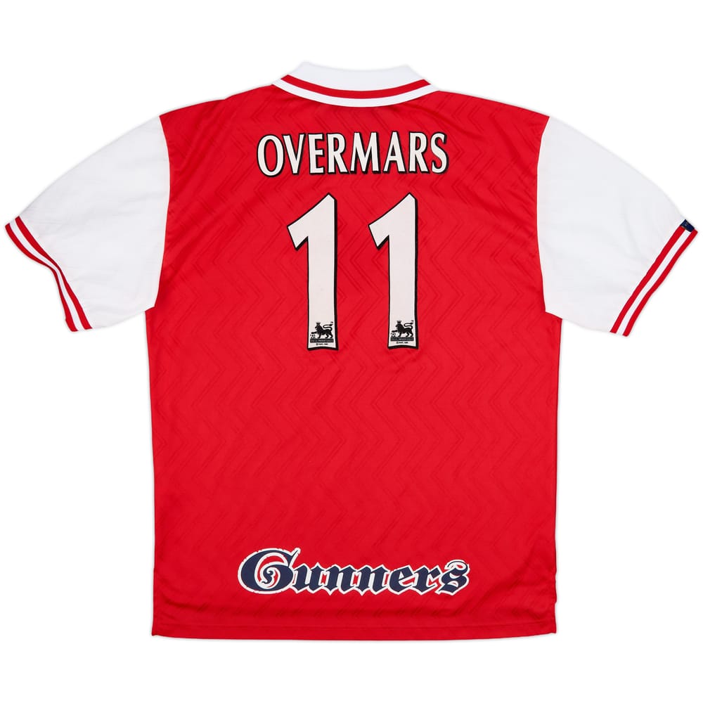 1996-98 Arsenal Home Shirt Overmars #11 - 9/10 - (XL)