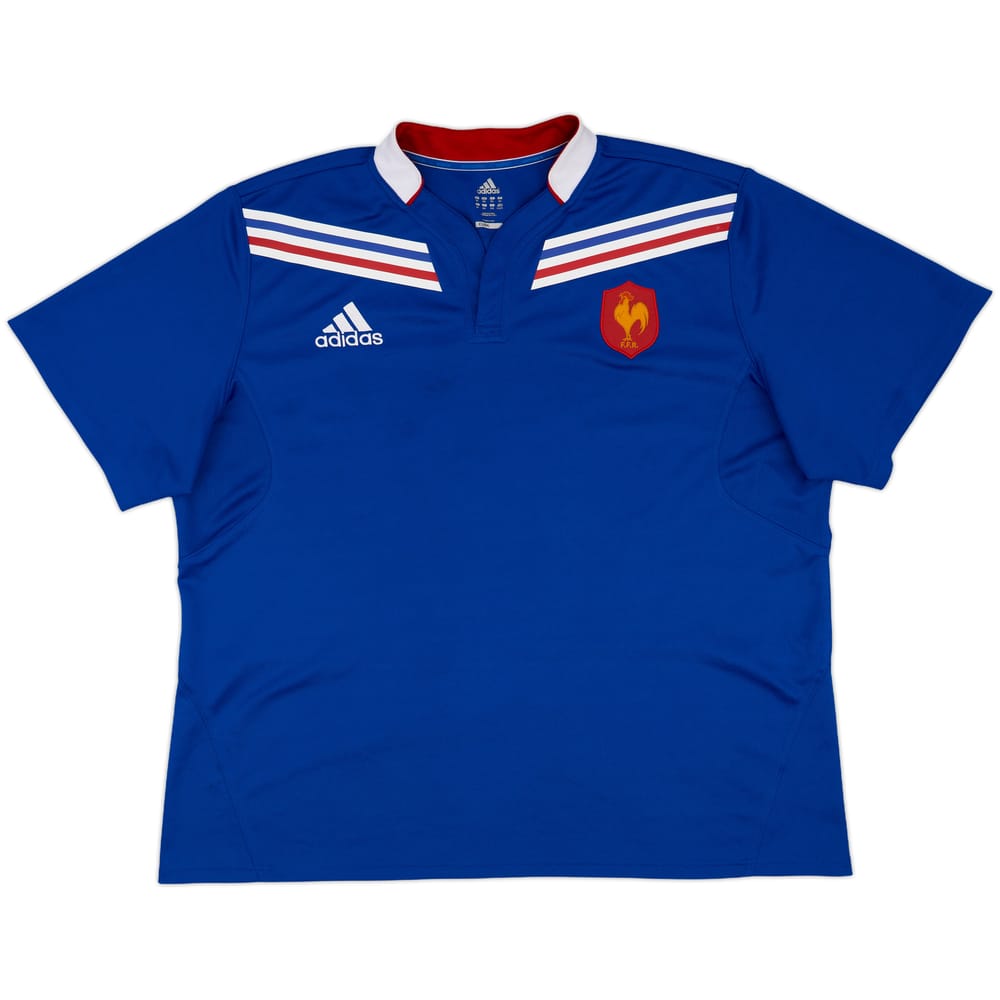 2013-14 France Rugby Home Shirt - 8/10 - (3XL)