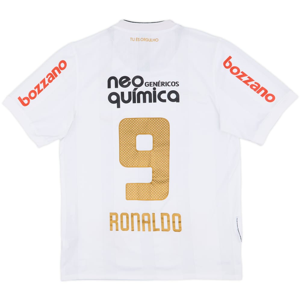 2010 Corinthians Home Shirt Ronaldo #9 - 9/10 - (S)