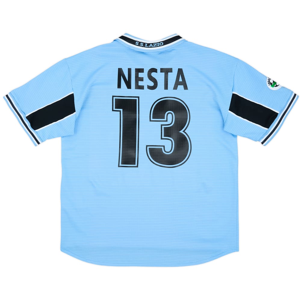 1998-00 Lazio Home Shirt Nesta #13 - 8/10 - (XL)