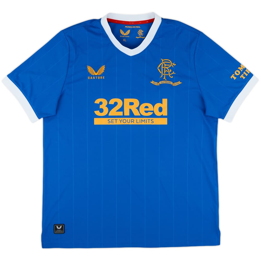 2021-22 Rangers Home Shirt - 8/10 - (XL)