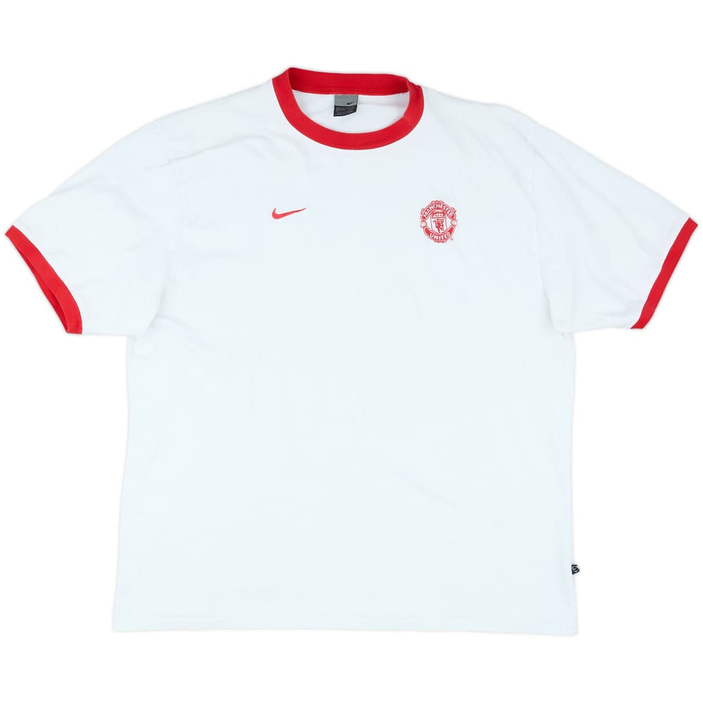 2003-04 Manchester United Nike Cotton Tee - 8/10 - (XXL)