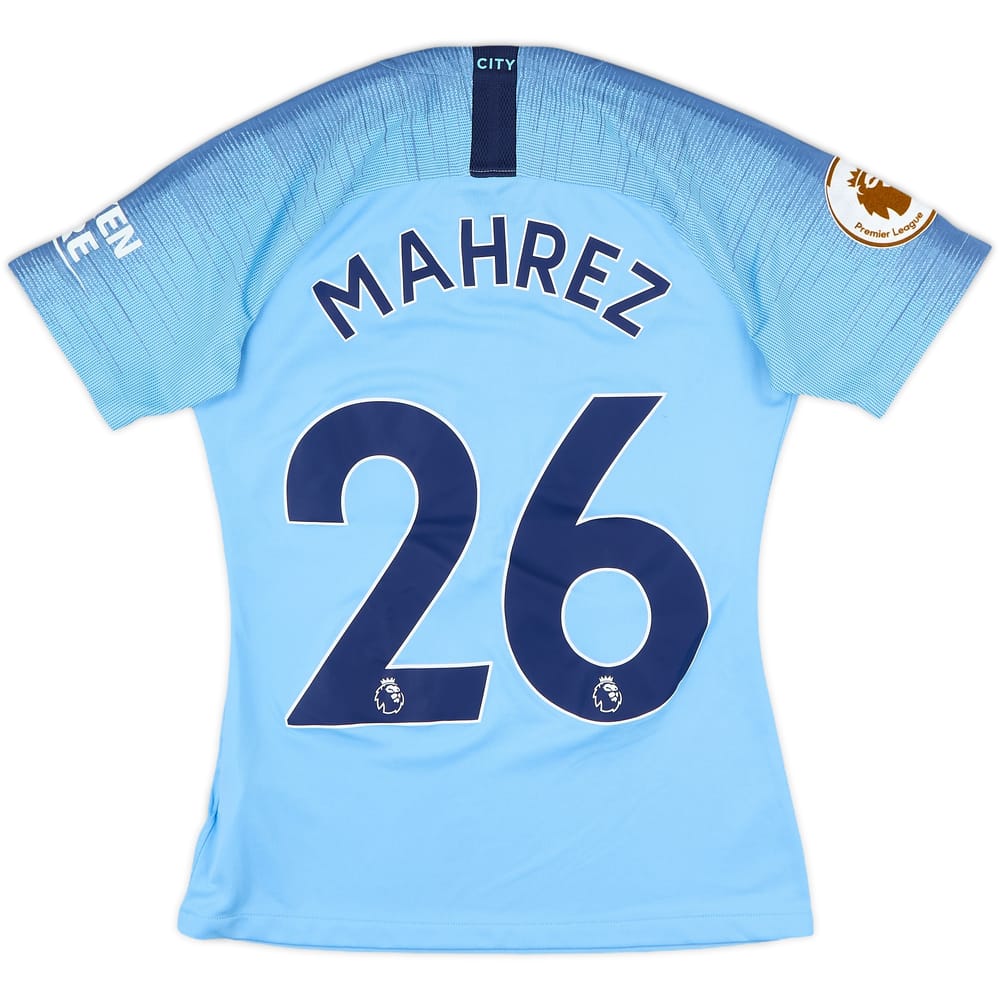 2018-19 Manchester City Home Shirt Mahrez #26 - 9/10 - (Women's S)