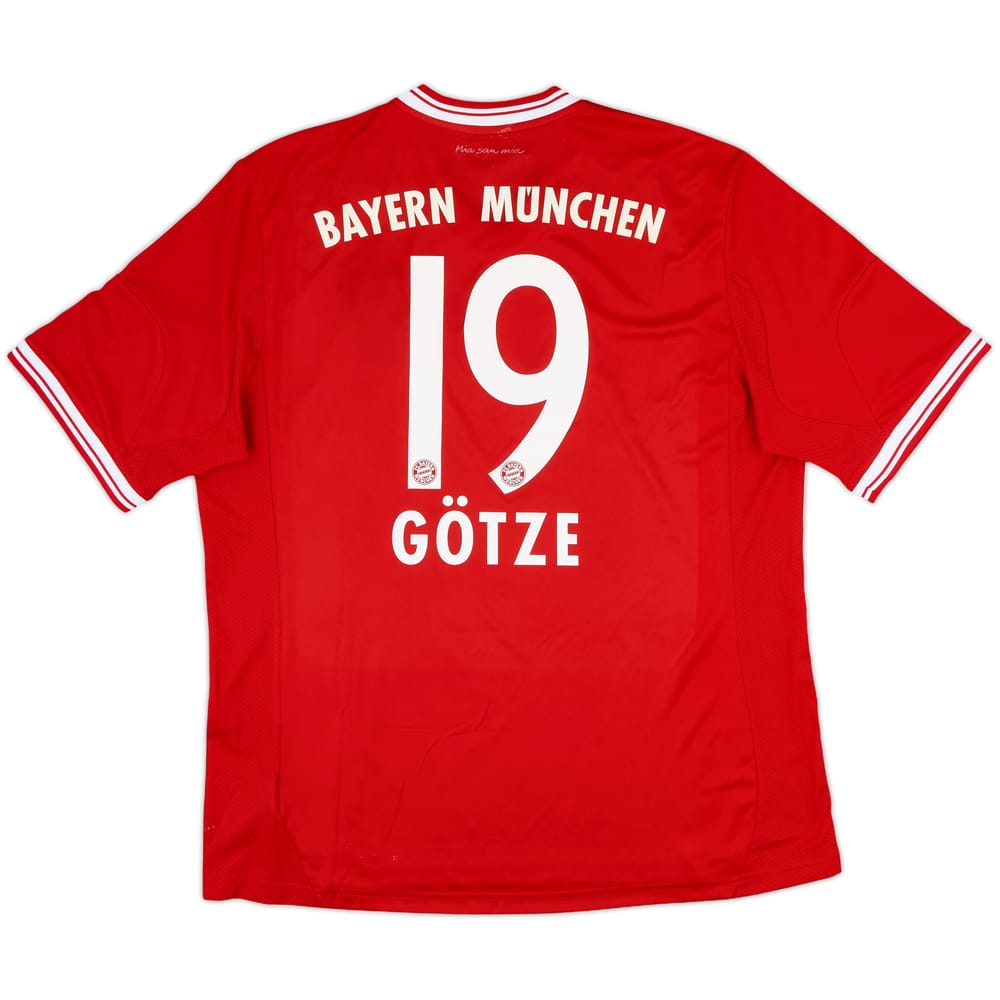 2013-14 Bayern Munich Home Shirt Gotze #19 - 4/10 - (XL)