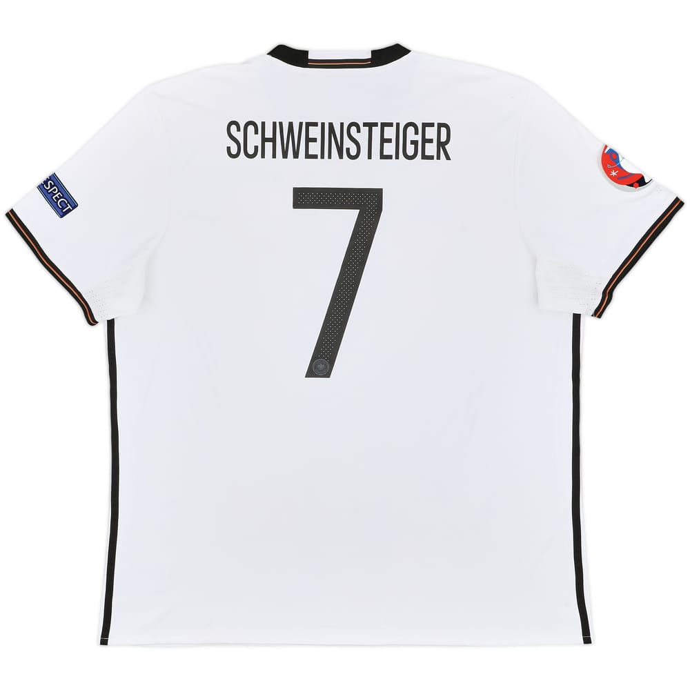 2015-16 Germany Home Shirt Schweinsteiger #7 - 8/10 - (XXL)