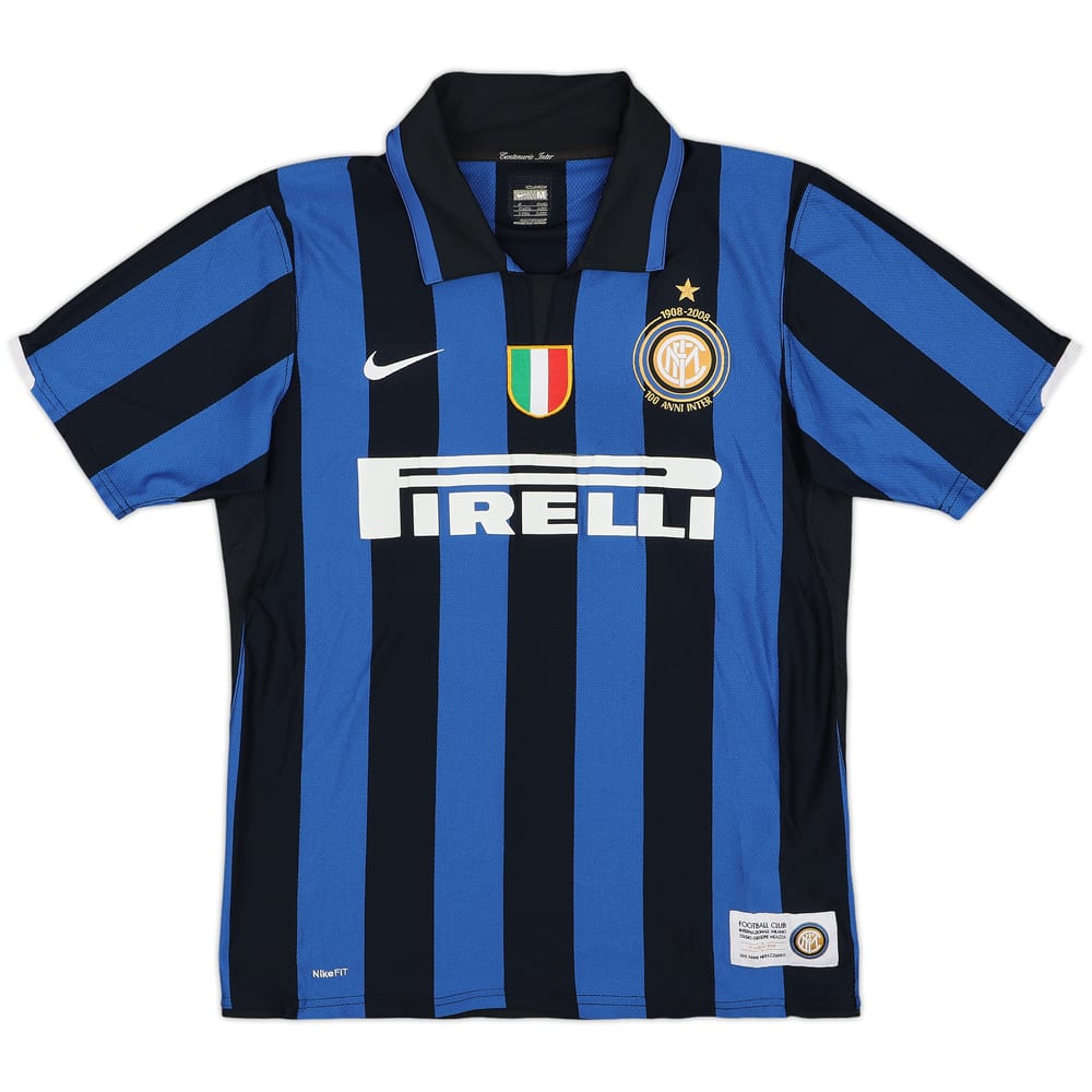 2007-08 Inter Milan Centenary Home Shirt - 5/10 - (M)