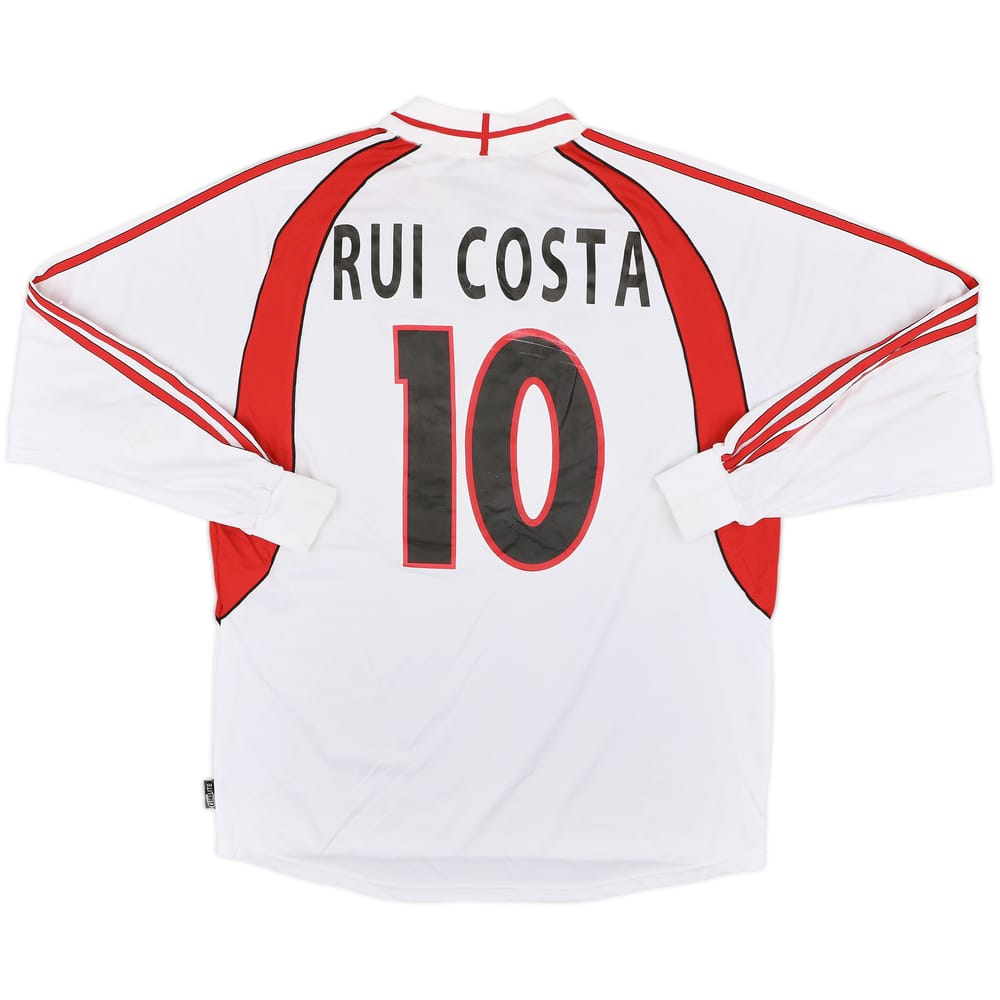 2000-02 AC Milan Away L/S Shirt Rui Costa #10 - 7/10 - (XL)