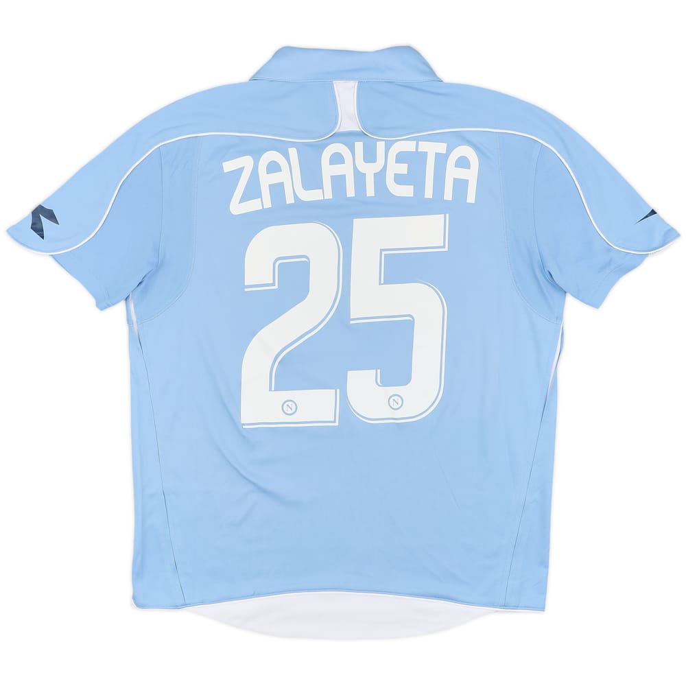 2008-09 Napoli Home Shirt Zalayeta #25 - 4/10 - (M)