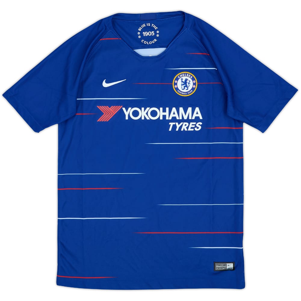 2018-19 Chelsea Home Shirt - 10/10 - (L.Boys)