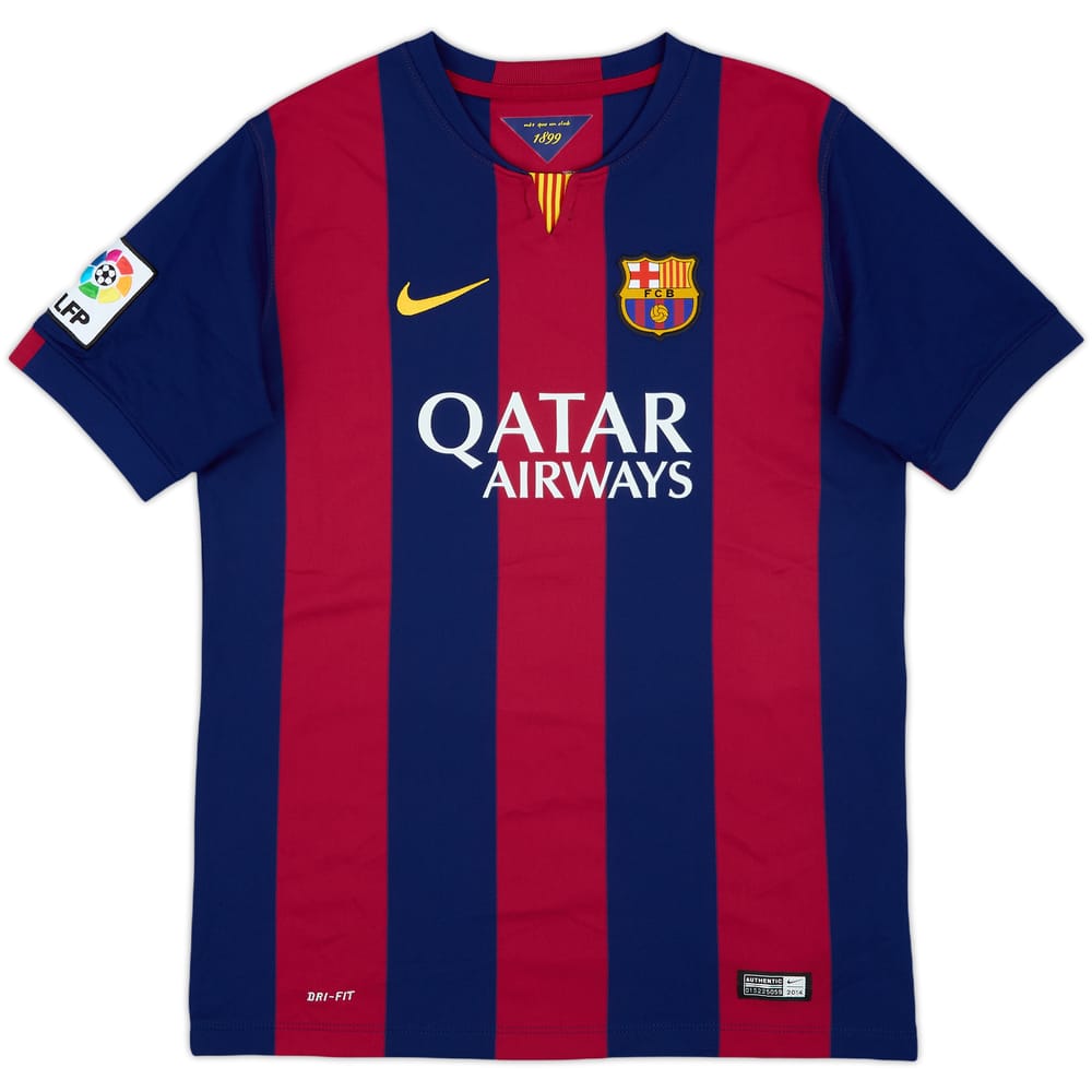 2014-15 Barcelona Home Shirt - 10/10 - (XL.Boys)