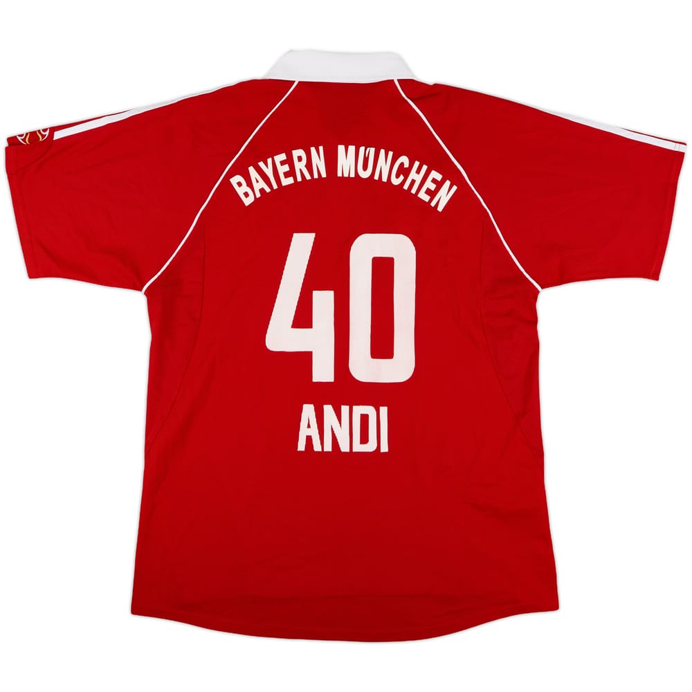 2006-07 Bayern Munich Home Shirt Andi #40 - 6/10 - (XL)