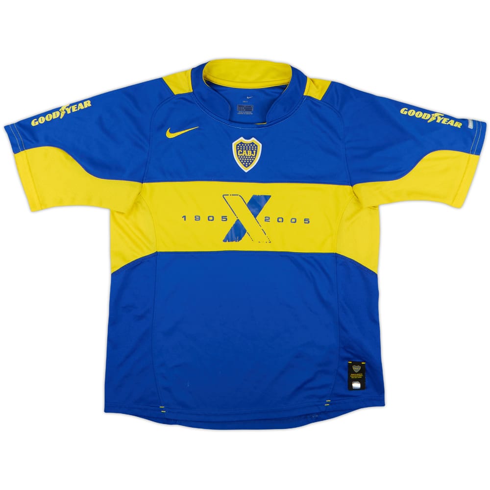 2005 Boca Juniors Home Shirt - 6/10 - (L.Boys)