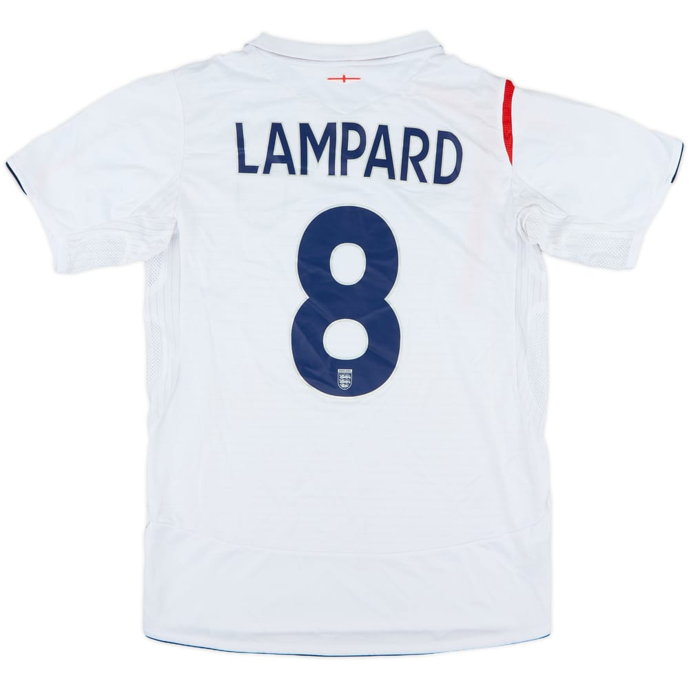 2005-07 England Home Shirt Lampard #8 - 9/10 - (S)