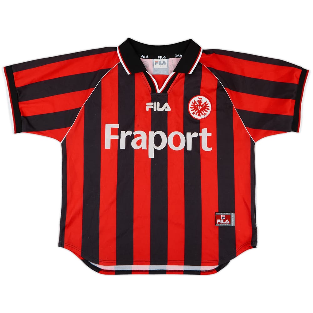 2002-03 Eintracht Frankfurt Signed Home Shirt - 5/10 - (S)
