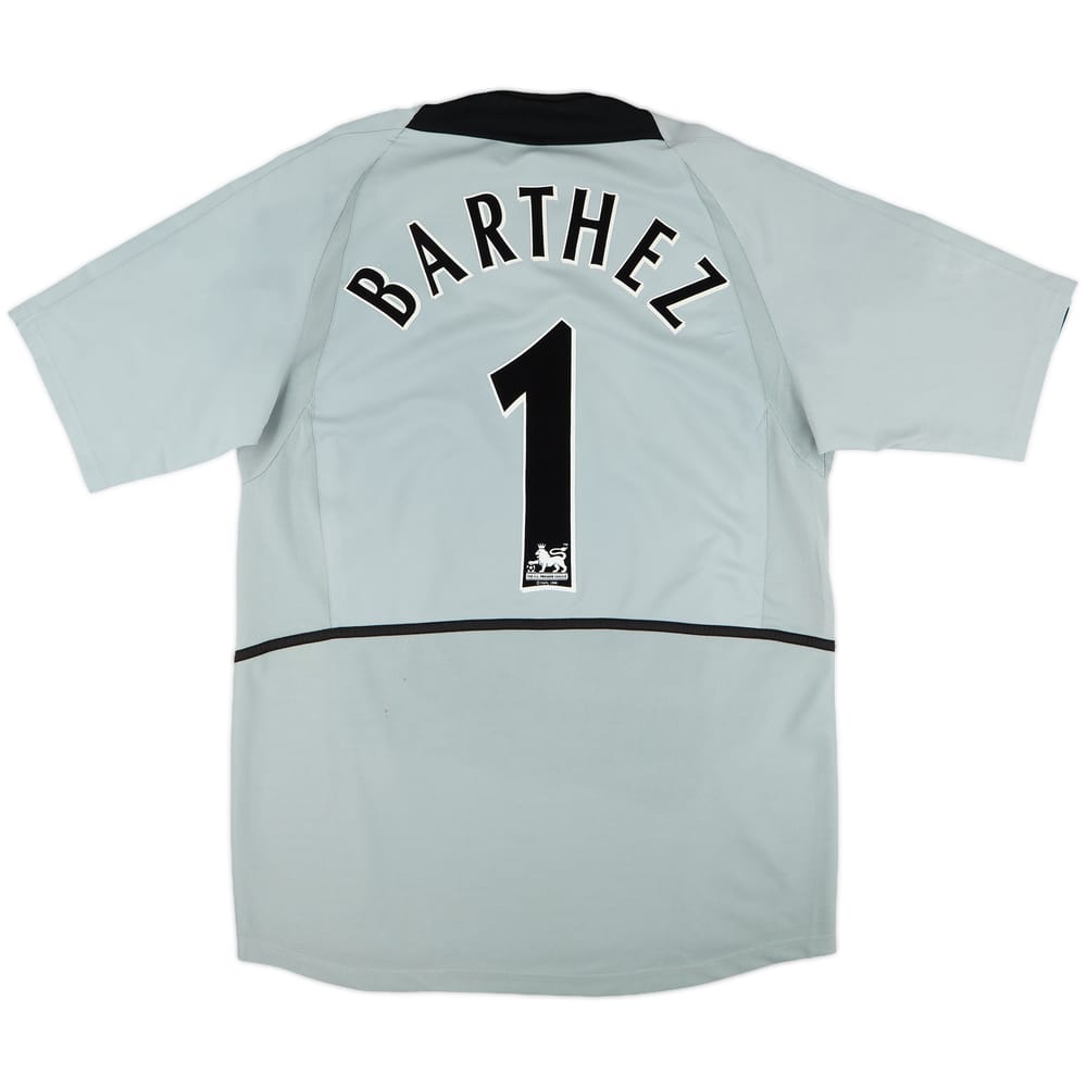 2002-04 Manchester United GK S/S Shirt Barthez #1 - 8/10 - (L)