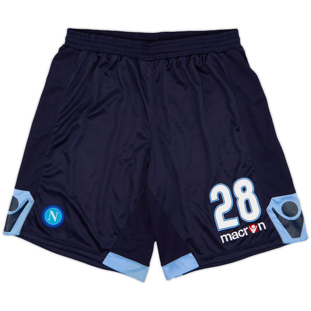2010-11 Napoli Player Issue Third Shorts #28 - 7/10 - (XL)
