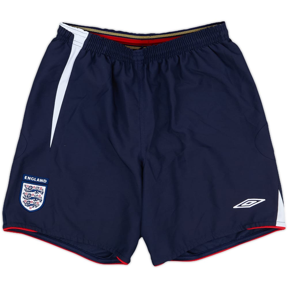 2005-07 England Home Shorts - 8/10 - (XL.Boys)