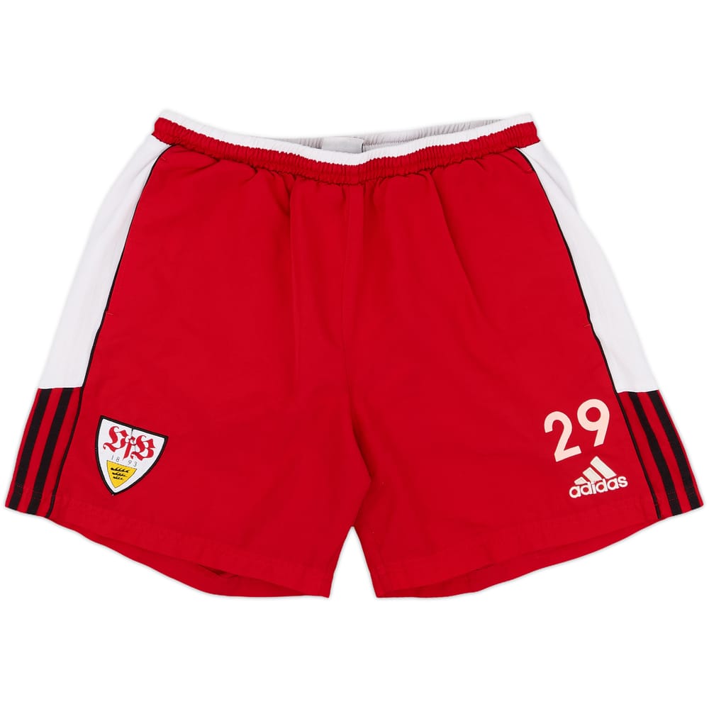 1996-98 Stuttgart Player Issue adidas Training Shorts #29 - 9/10 - (M)