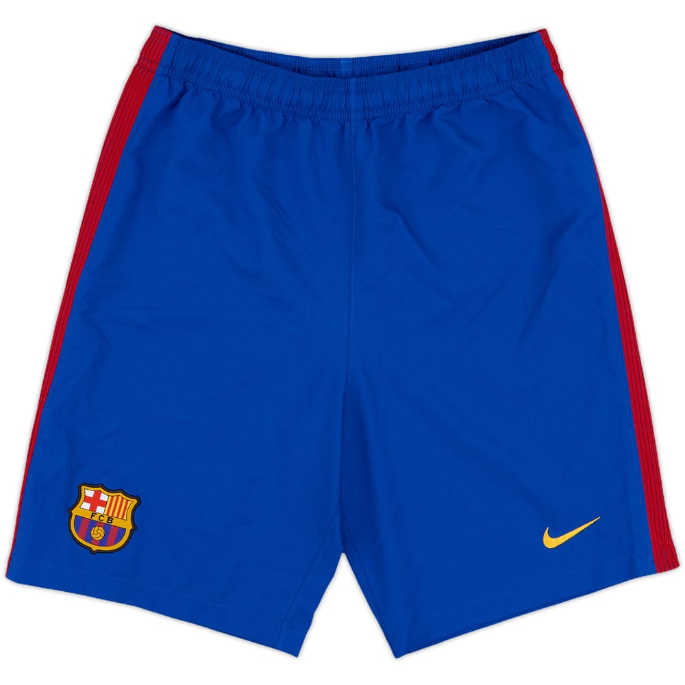 2016-17 Barcelona Home Shorts - 9/10 - (XL.Boys)