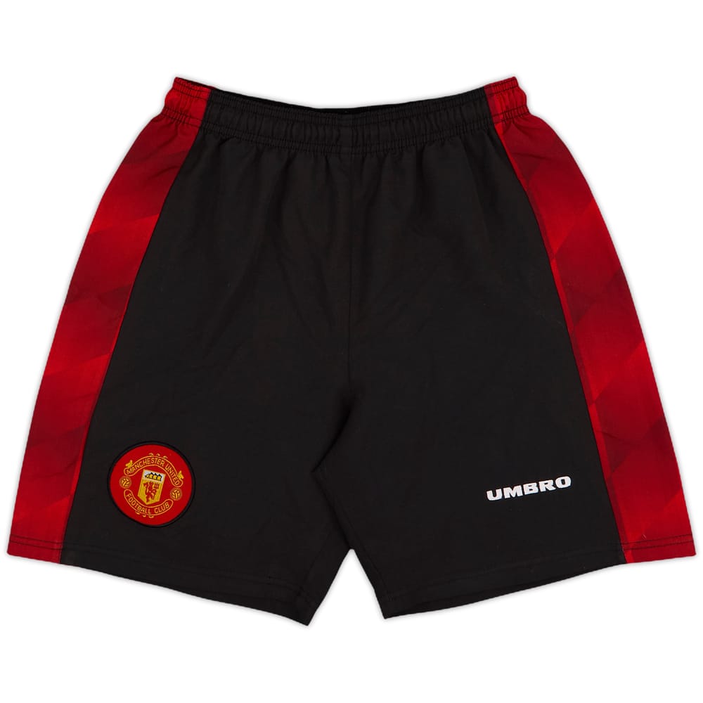 1996-98 Manchester United Home Shorts - 8/10 - (XS)