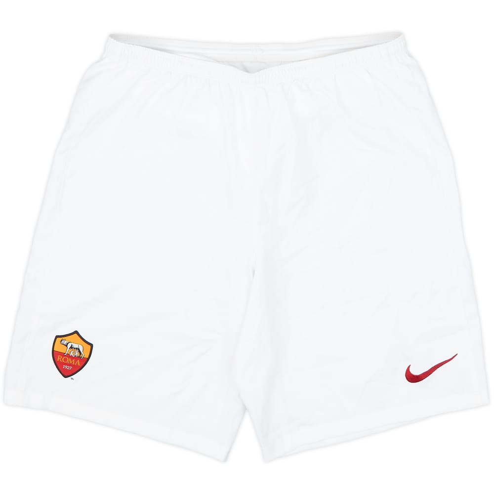 2014-15 Roma Player Issue Home Shorts - 9/10 - (L)
