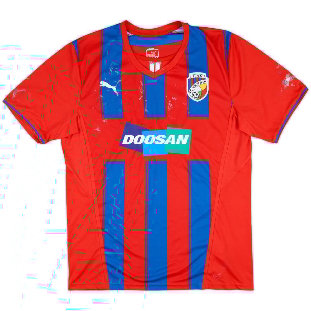 2013-14 Viktoria Plzen Home Shirt - 4/10 - (L)