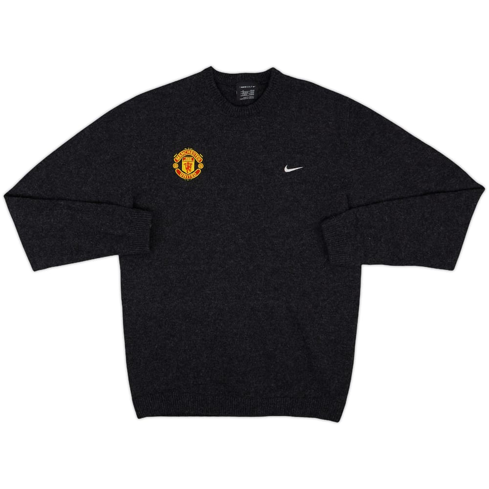 2010-11 Manchester United Nike Golf Sweat Top - 8/10 - (M)