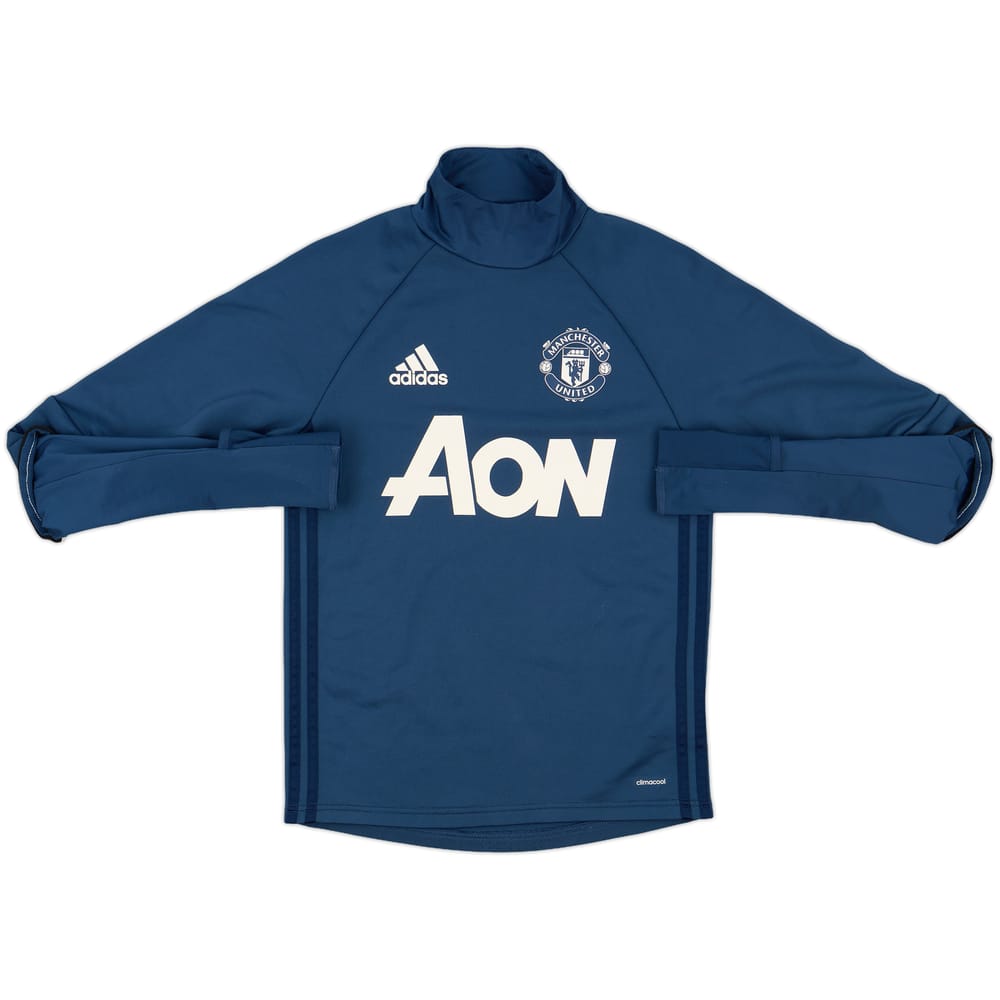 2015-16 Manchester United adidas Sweat Top - 9/10 - (XS)