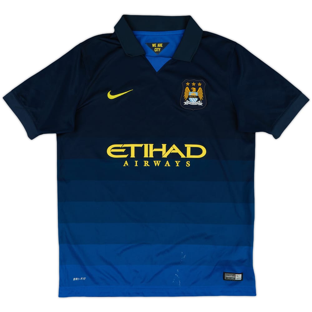 2014-15 Manchester City Away Shirt - 7/10 - (XL.Boys)