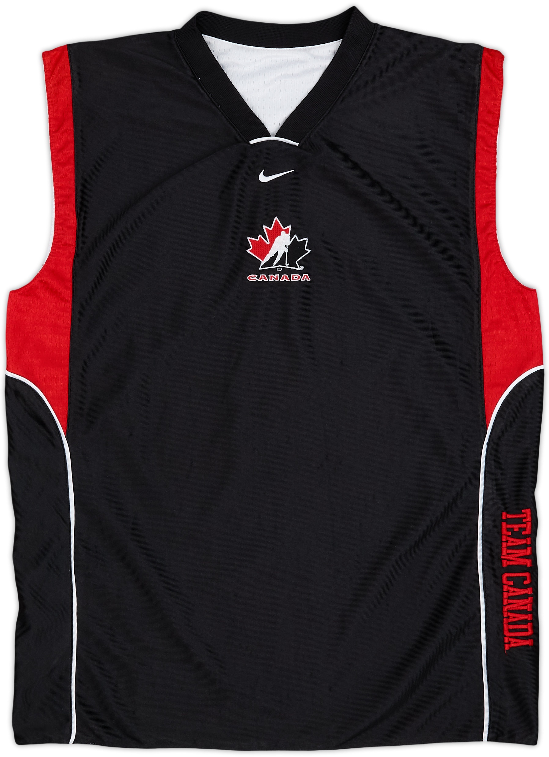 2000s Canada National Hockey Team Nike Reversible Training Vest - 6/10 - (XL.Boys)
