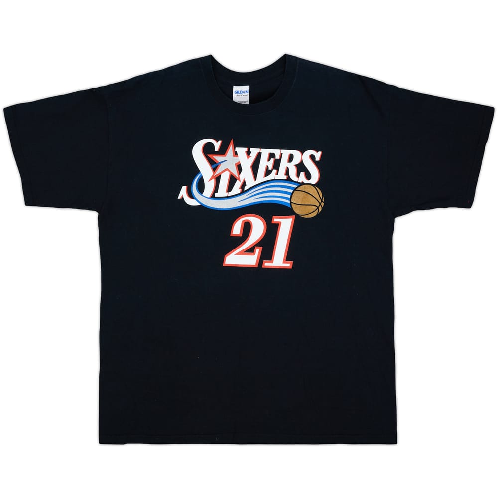 2007-09 Philadelphia 76ers Young #21 Tee - 9/10 - (XL)