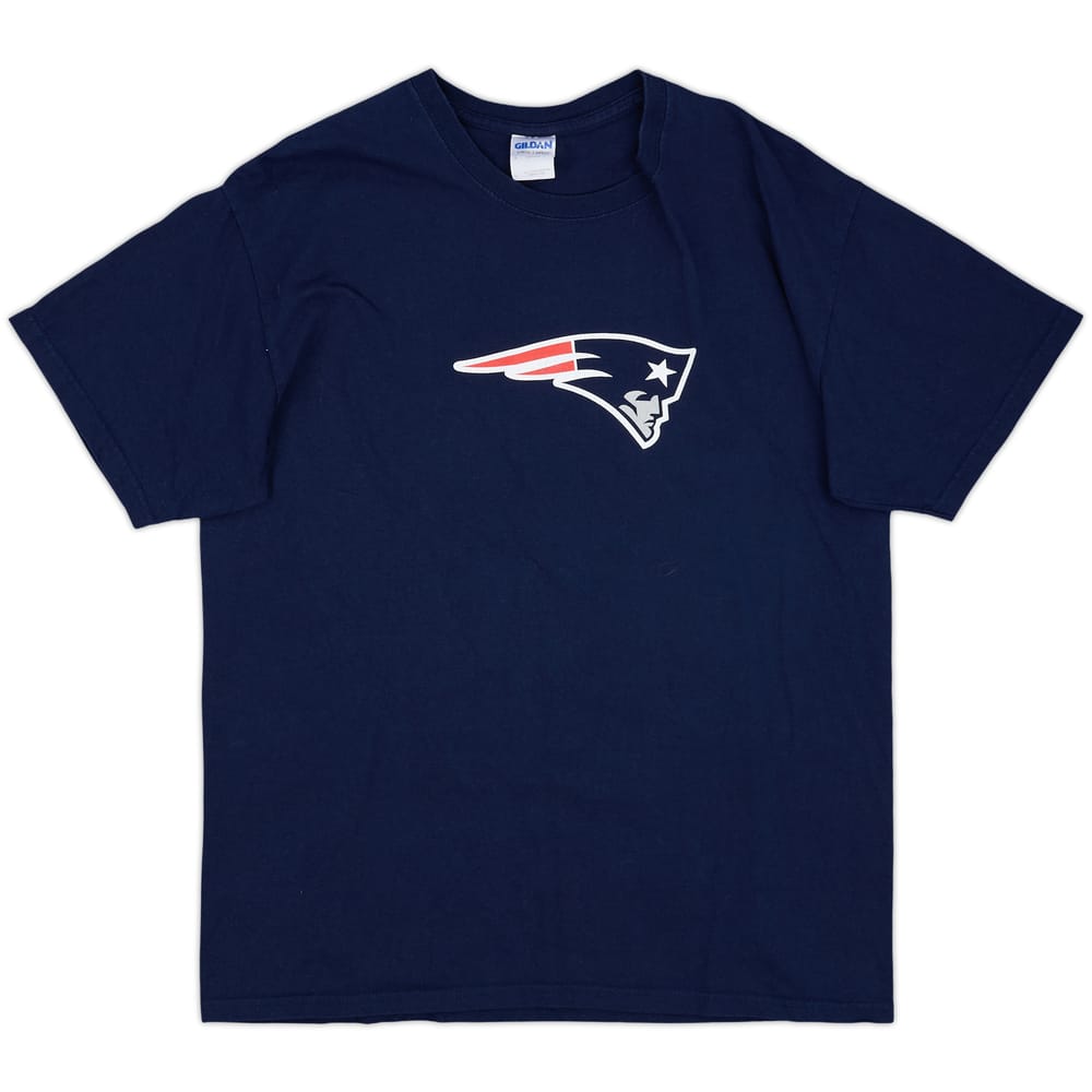 2010-11 New England Patriots Gronkowski #87 Reebok Tee - 6/10 - (L)