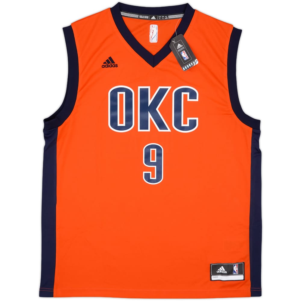 2015-16 Oklahoma City Thunder Ibaka #9 adidas Alternate Jersey (L)