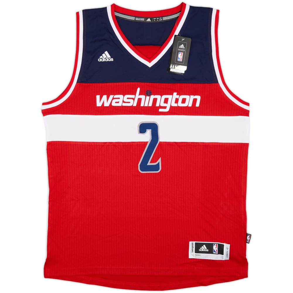 2014-17 Washington Wizards Wall #2 adidas Swingman Away Jersey (L)